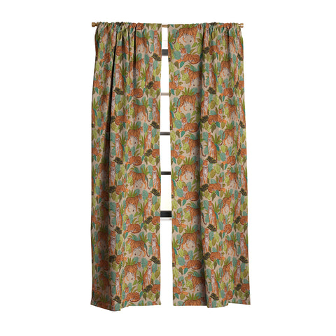 Avenie Jungle Tigers In Sand Blackout Non Repeat