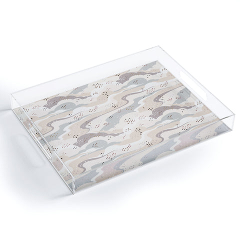 Avenie Land and Sky Among the Clouds Acrylic Tray