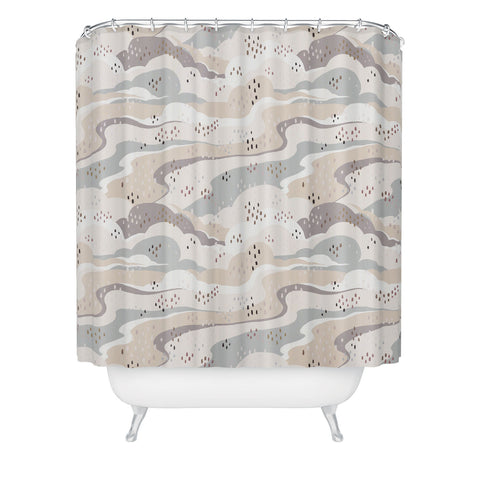 Avenie Land and Sky Among the Clouds Shower Curtain