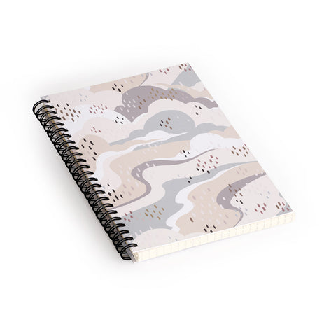 Avenie Land and Sky Among the Clouds Spiral Notebook