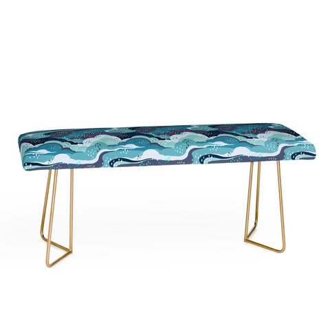 Avenie Land and Sky Ocean Surf Bench
