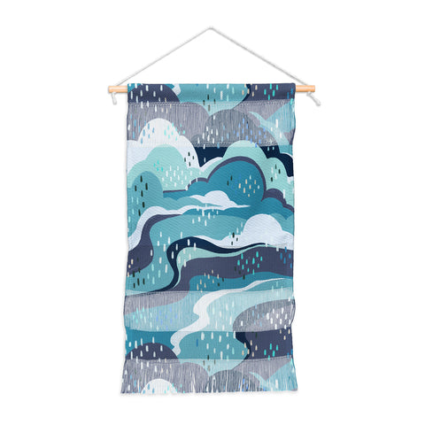 Avenie Land and Sky Ocean Surf Wall Hanging Portrait