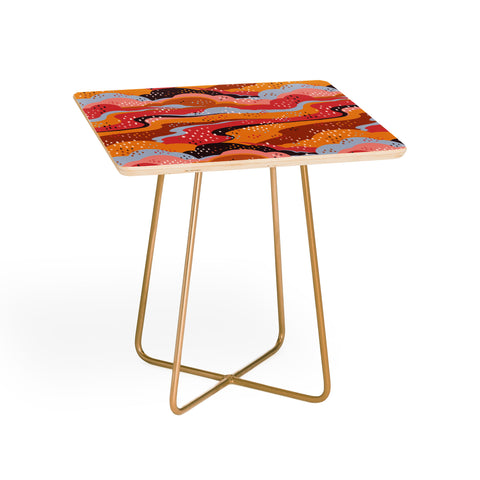 Avenie Land and Sky Sunset Side Table