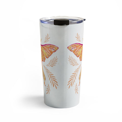 Avenie Luna Moth Fall Orange Travel Mug