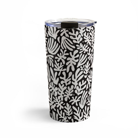 Avenie Matisse Inspired Shapes Black I Travel Mug