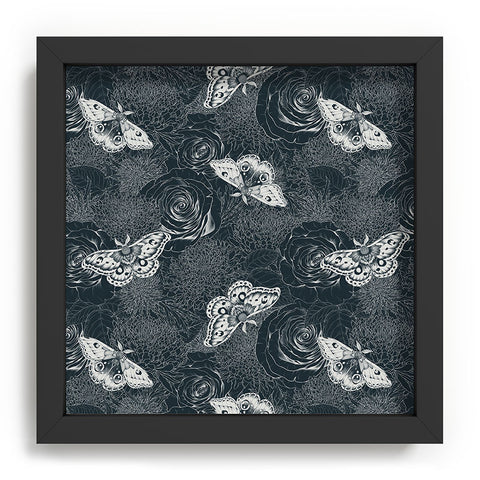Avenie Midnight Blooms Mineral Dust Recessed Framing Square
