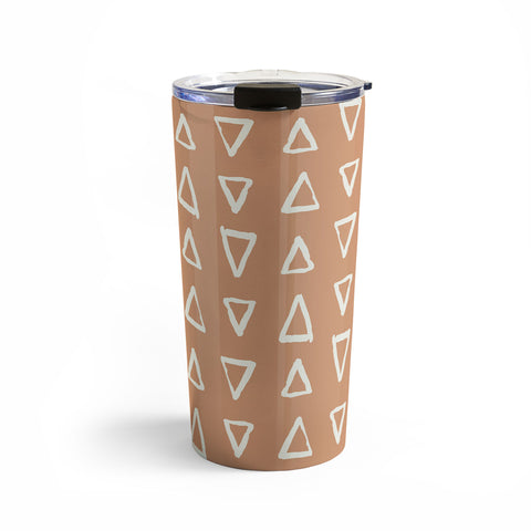 Avenie Modern Boho Triangles Travel Mug