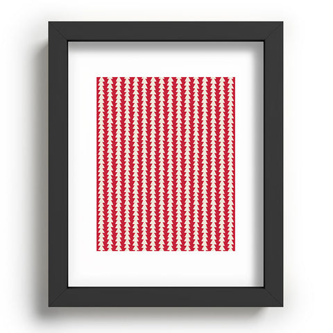 Avenie Modern Craft Arrow Chevron I Recessed Framing Rectangle