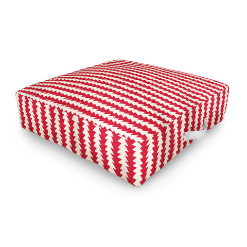 Avenie Modern Craft Arrow Chevron I Outdoor Floor Cushion