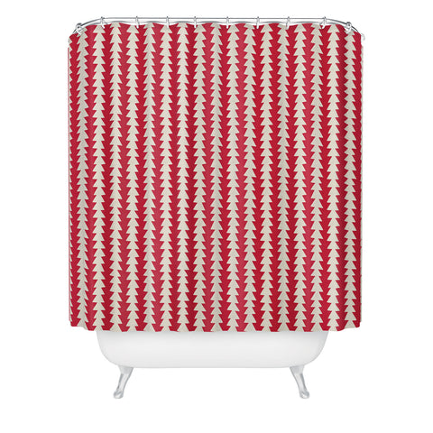 Avenie Modern Craft Arrow Chevron I Shower Curtain