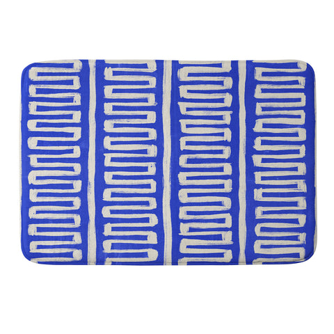 Avenie Modern Craft Greek Key Memory Foam Bath Mat