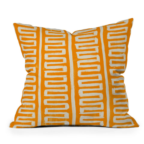 Avenie Modern Craft Greek Key I Throw Pillow