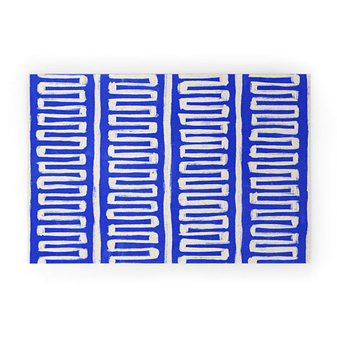 Avenie Modern Craft Greek Key Welcome Mat