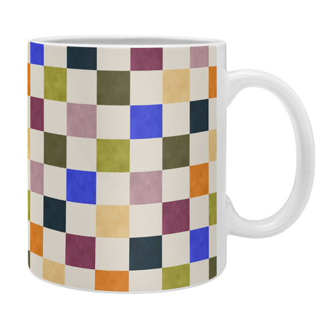 Avenie Modern Craft Harlequin Check Coffee Mug