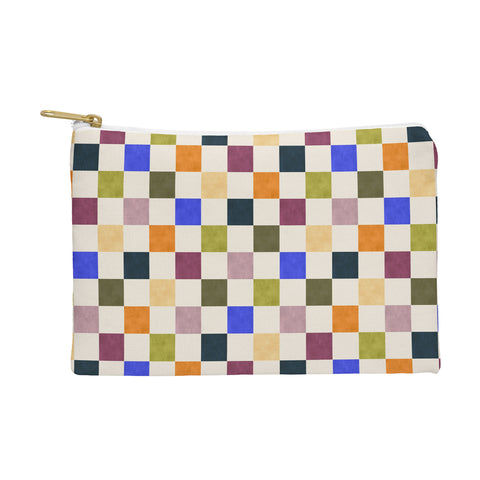 Avenie Modern Craft Harlequin Check Pouch