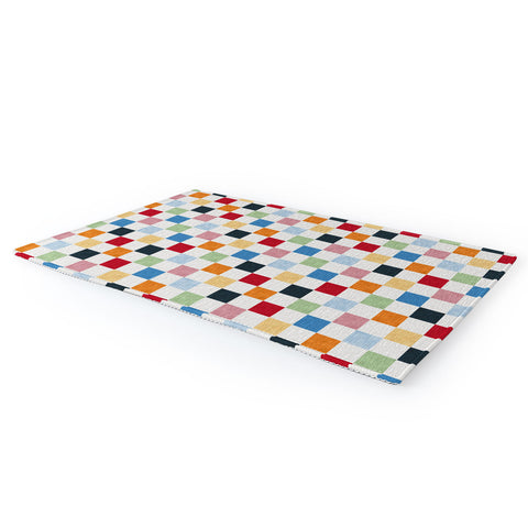 Avenie Modern Craft Harlequin Check I Area Rug