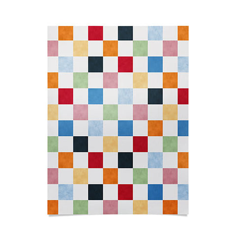 Avenie Modern Craft Harlequin Check I Poster