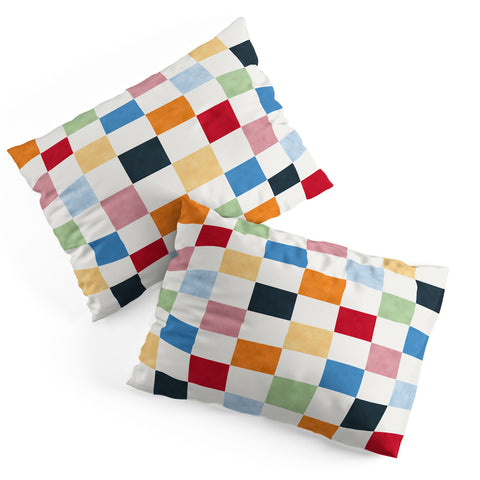 Avenie Modern Craft Harlequin Check I Pillow Shams