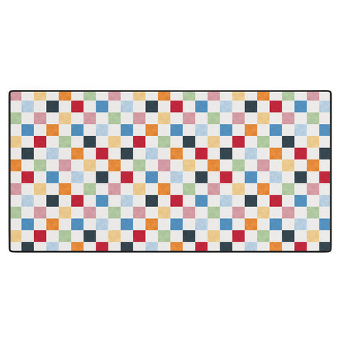 Avenie Modern Craft Harlequin Check I Desk Mat