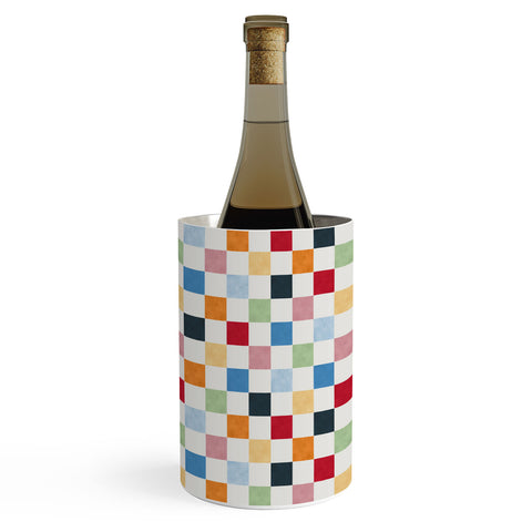 Avenie Modern Craft Harlequin Check I Wine Chiller