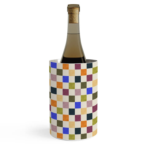 Avenie Modern Craft Harlequin Check Wine Chiller