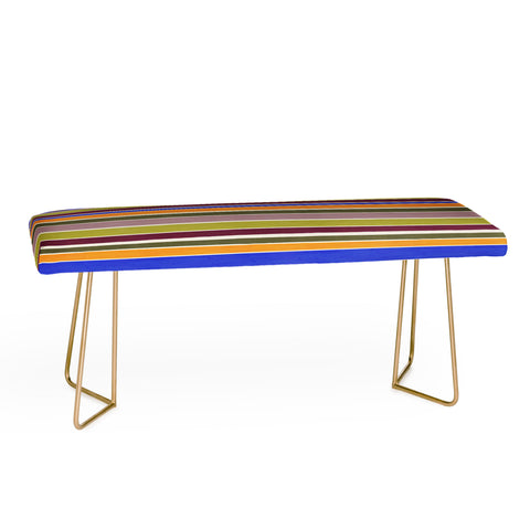 Avenie Modern Craft Roman Stripes I Bench