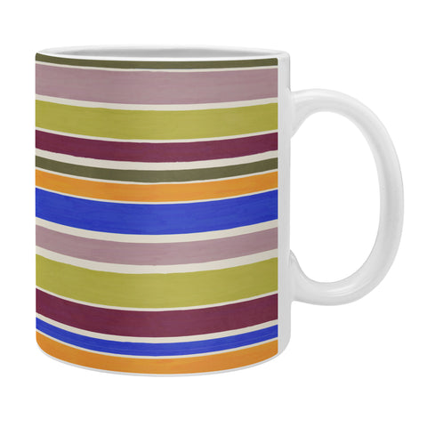 Avenie Modern Craft Roman Stripes I Coffee Mug