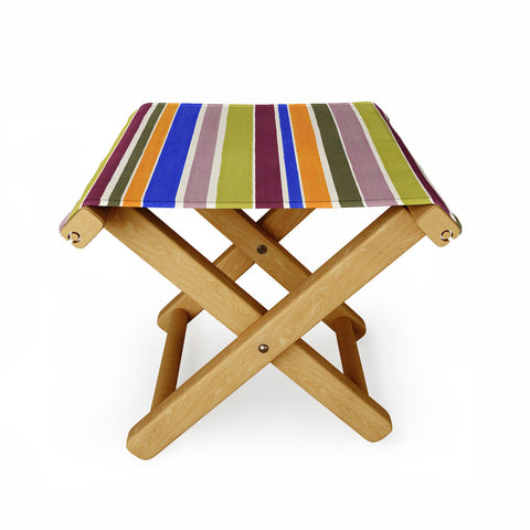 Avenie Modern Craft Roman Stripes I Folding Stool