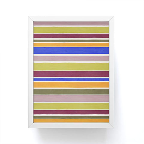 Avenie Modern Craft Roman Stripes I Framed Mini Art Print