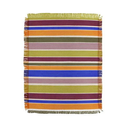Avenie Modern Craft Roman Stripes I Throw Blanket