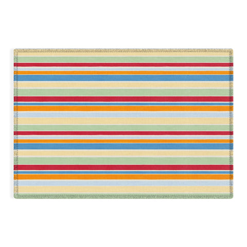 Avenie Modern Craft Roman Stripes Outdoor Rug