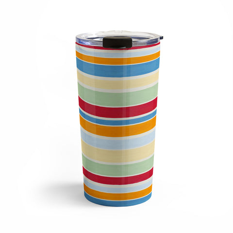 Avenie Modern Craft Roman Stripes Travel Mug