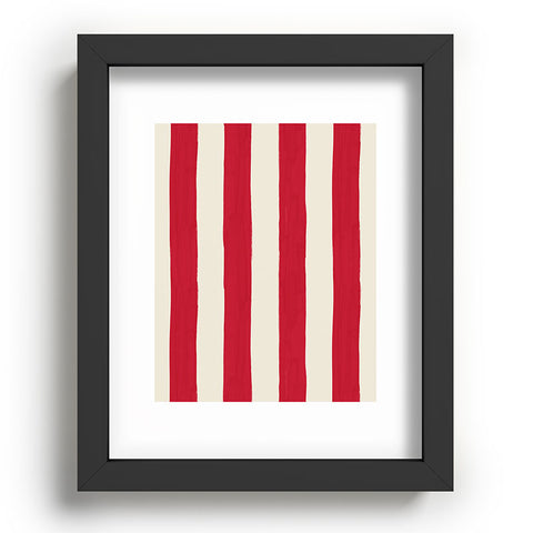 Avenie Modern Craft Spring Stripe Recessed Framing Rectangle