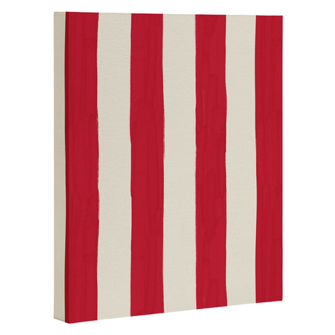 Avenie Modern Craft Spring Stripe Art Canvas