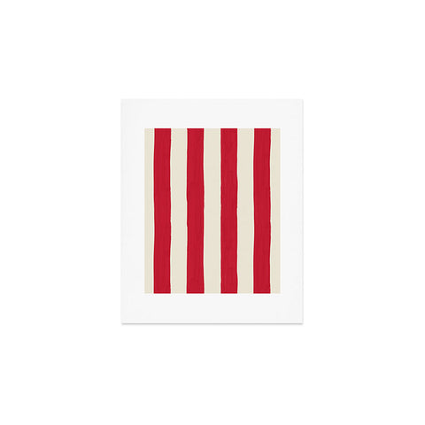 Avenie Modern Craft Spring Stripe Art Print