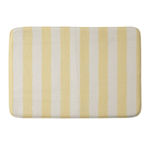 Avenie Modern Craft Spring Stripe I Memory Foam Bath Mat