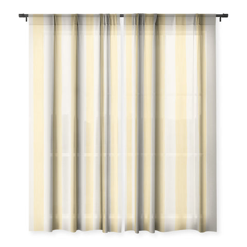 Avenie Modern Craft Spring Stripe I Sheer Window Curtain