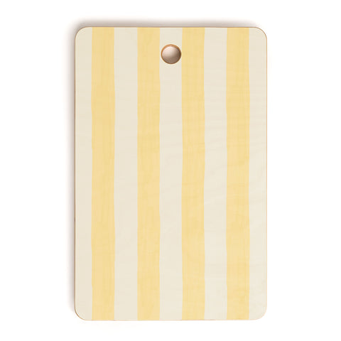 Avenie Modern Craft Spring Stripe I Cutting Board Rectangle