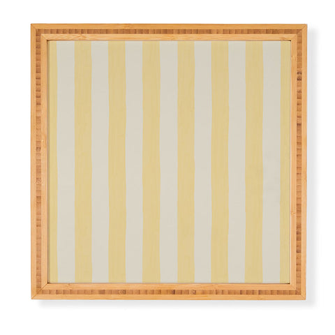 Avenie Modern Craft Spring Stripe I Framed Wall Art
