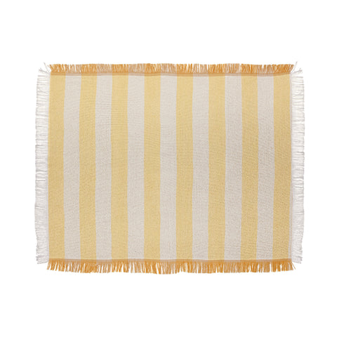 Avenie Modern Craft Spring Stripe I Throw Blanket