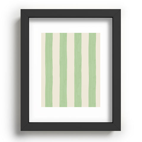 Avenie Modern Craft Spring Stripe II Recessed Framing Rectangle