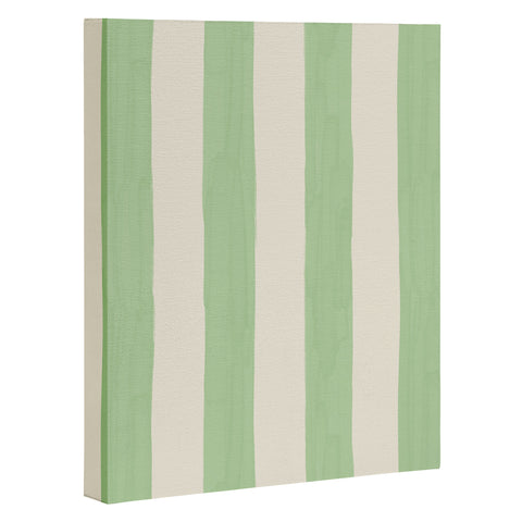 Avenie Modern Craft Spring Stripe II Art Canvas