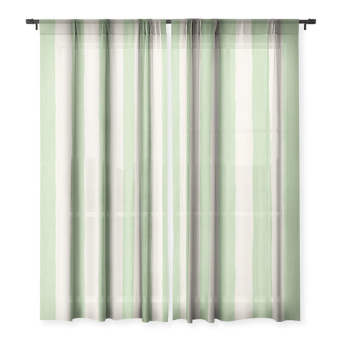 Avenie Modern Craft Spring Stripe II Sheer Non Repeat
