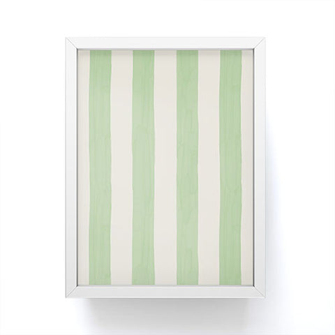 Avenie Modern Craft Spring Stripe II Framed Mini Art Print