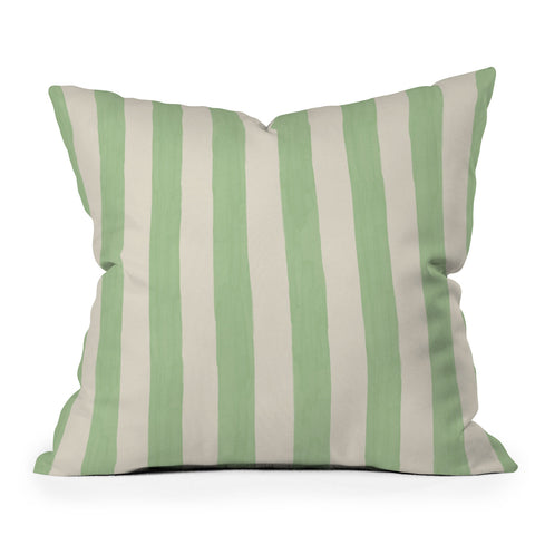 Avenie Modern Craft Spring Stripe II Throw Pillow