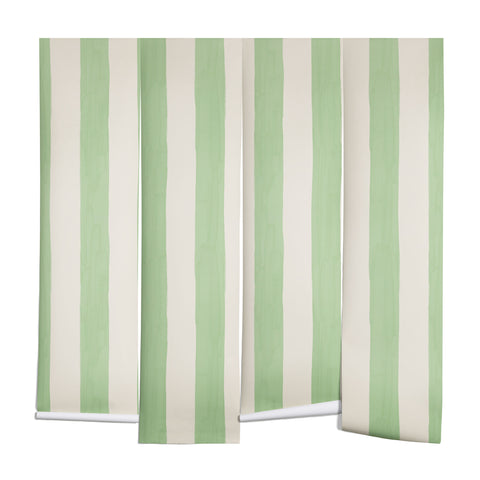 Avenie Modern Craft Spring Stripe II Wall Mural