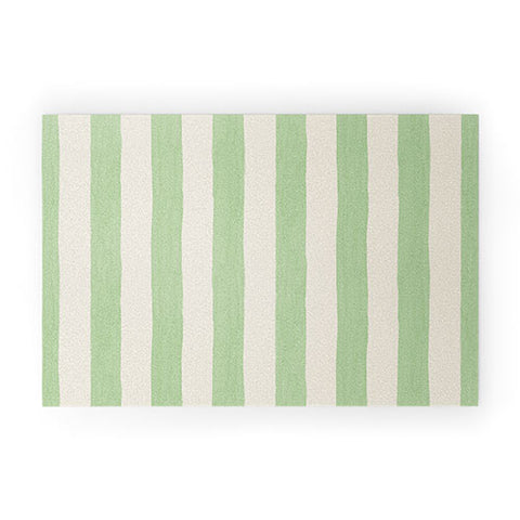 Avenie Modern Craft Spring Stripe II Welcome Mat