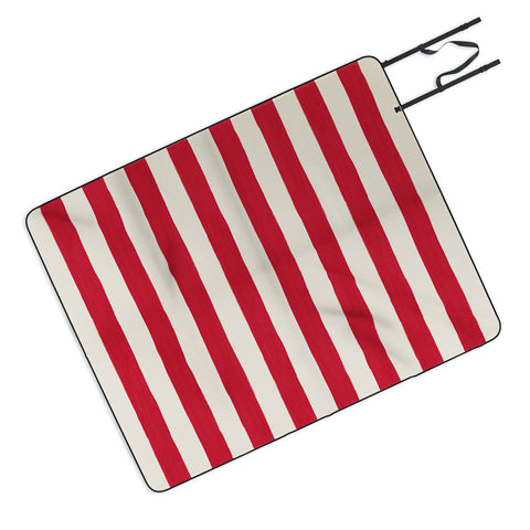 Avenie Modern Craft Spring Stripe Picnic Blanket