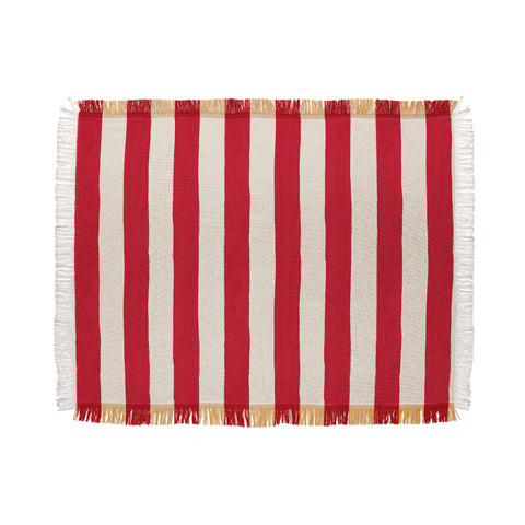 Avenie Modern Craft Spring Stripe Throw Blanket