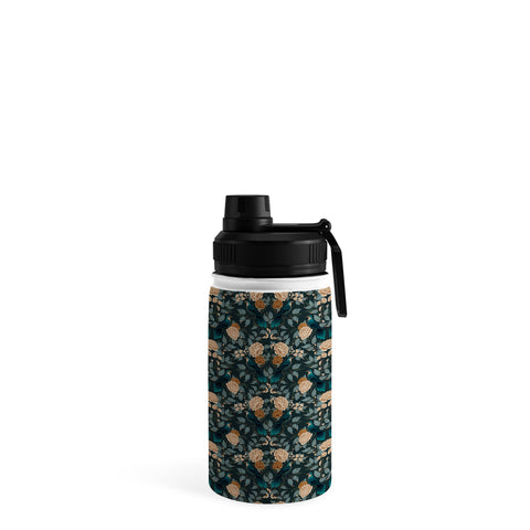 Avenie Moody Blooms Bird Damask Water Bottle